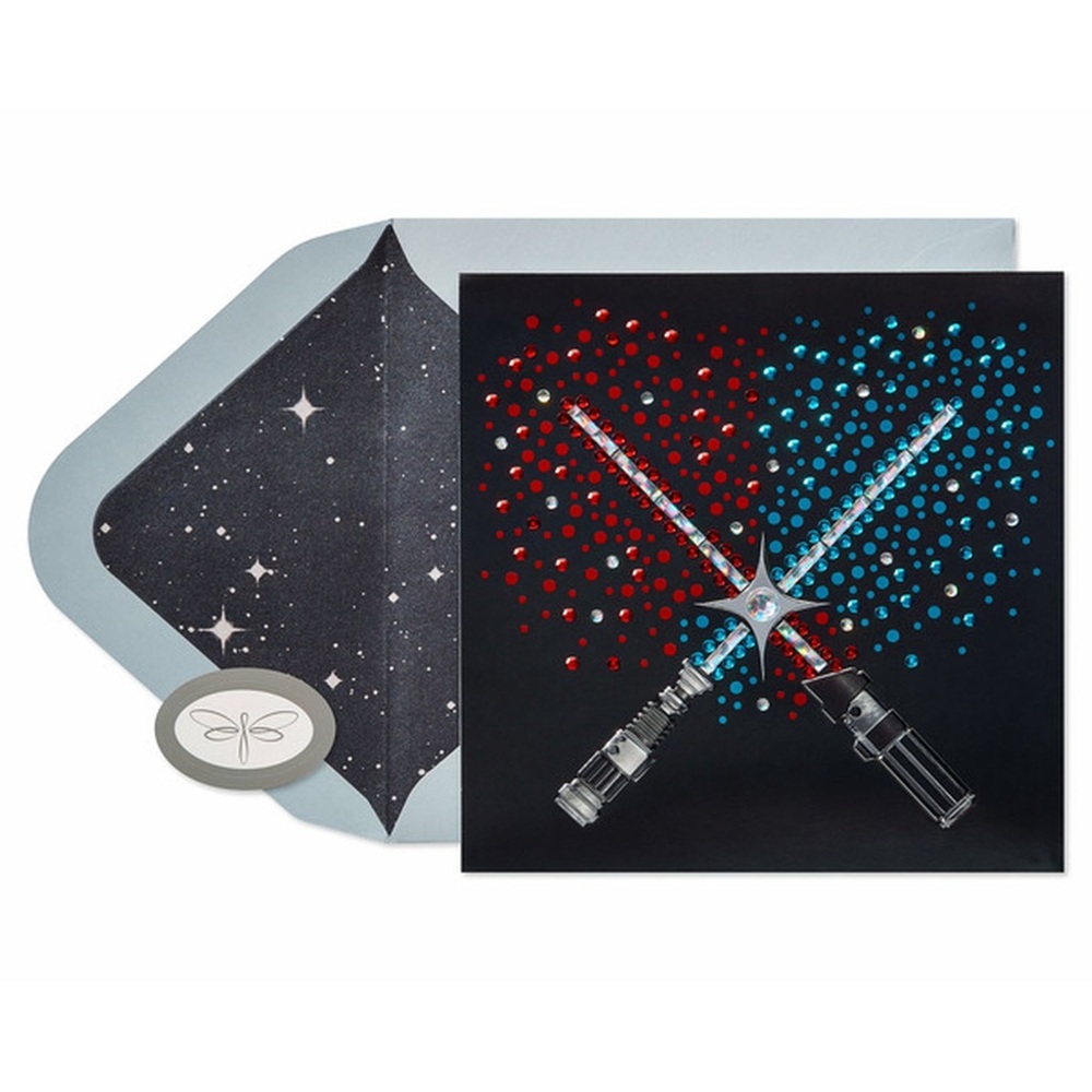 🆕American Greetings-Papersong Star Wars Greeting Card